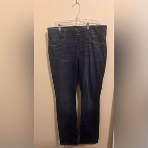 Lee Women's Dark Indigo Straight Leg Jeans